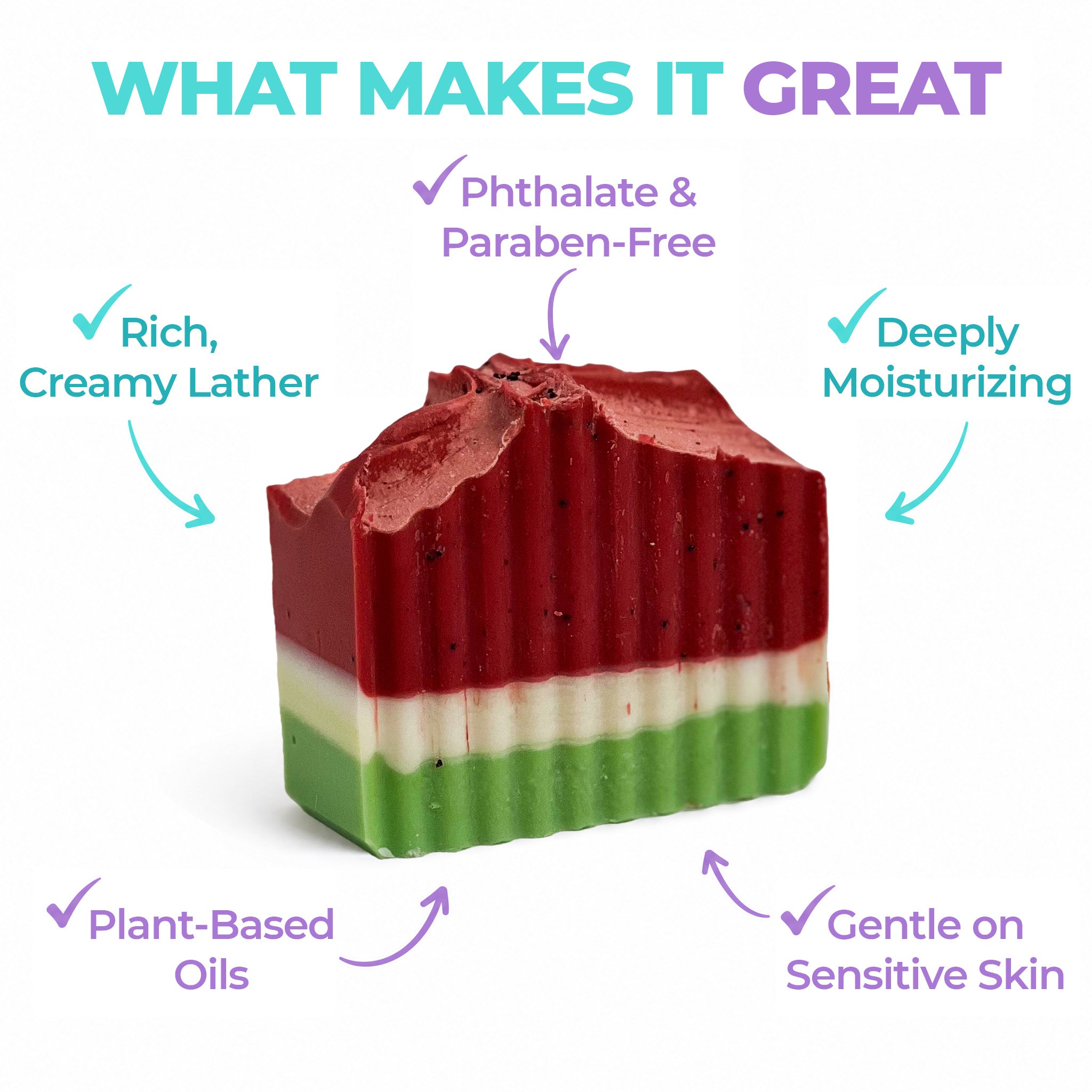 JUICY WATERMELON SOAP BAR